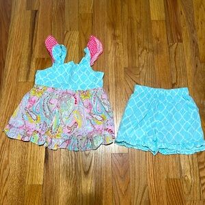 Southern Sunshine 2T Spring Dress and shorts set